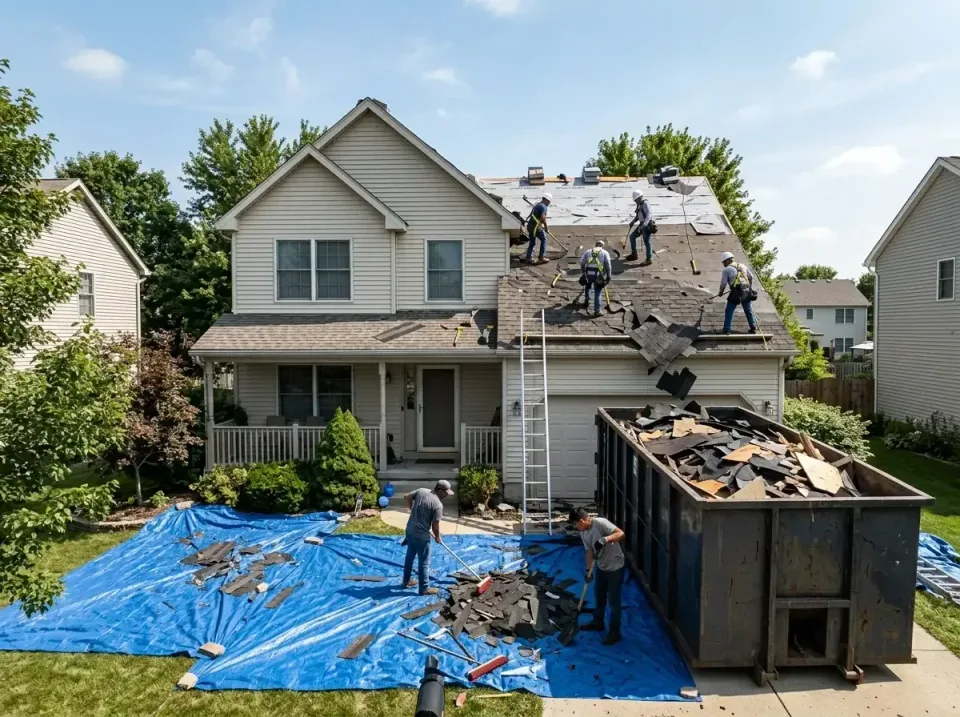 roof-replacement-debris-remova-004 — frequently asked questions, Cheapest Dumpster Rentals in Martinsville, IN